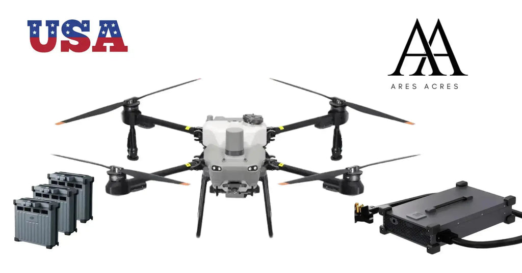 DJI Agras T50 Agro Sprayer Drone - Ares Set - Orchard Kit, 3 Batteries & Charger (Tom custom Order) Ares Acres