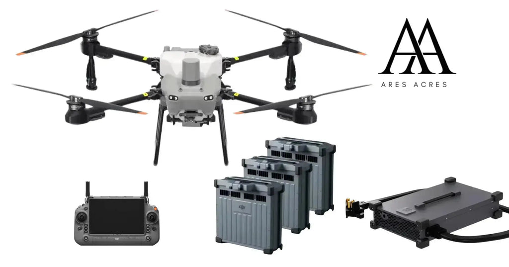DJI Agras T50 Agro Sprayer Drone - Ares Set - Orchard Kit, 3 Batteries & Charger (Tom custom Order) Ares Acres