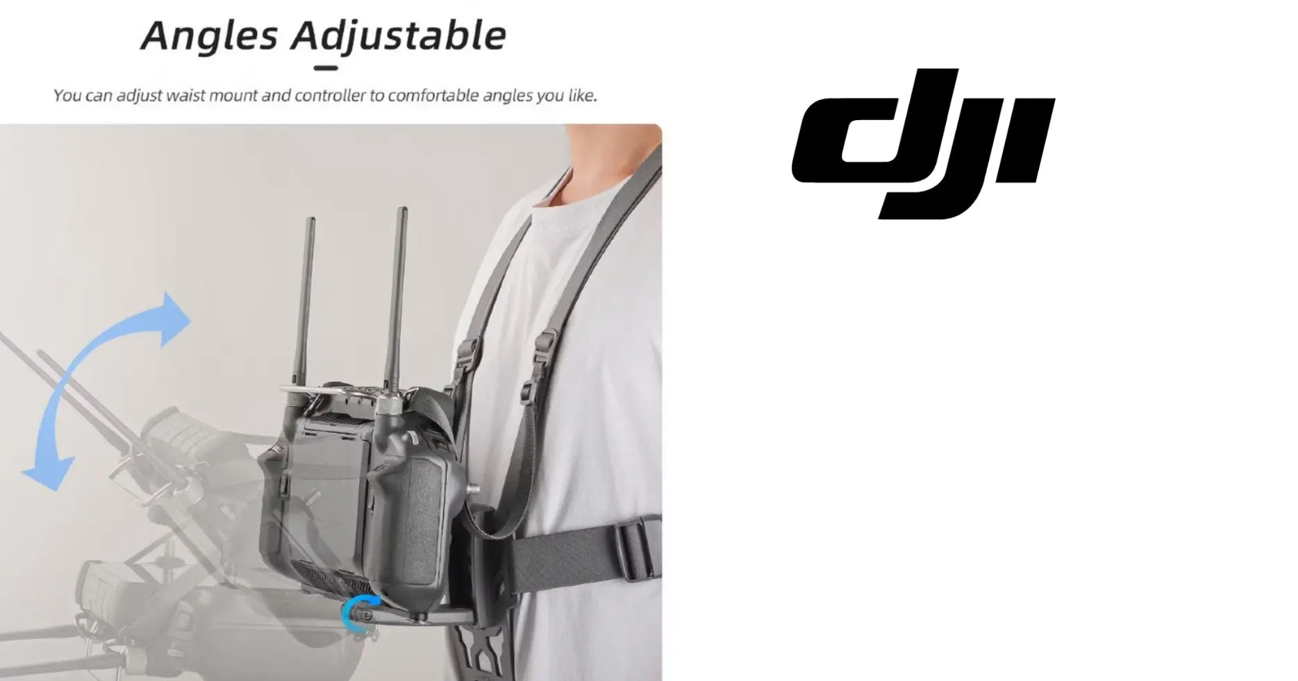 DJI Agras Remote Controller Mount - Hands Free Support Strap DJI