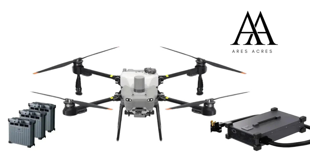 DJI Agras T50 Agro Sprayer Drone - Ares Set - Orchard Kit, 3 Batteries & Charger (Tom custom Order) Ares Acres